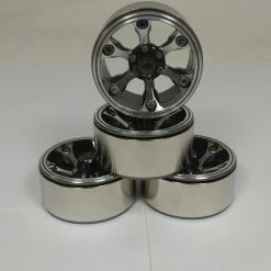 DTCW19004B HOBBY DETAILS 1.9" Aluminum Beadlock Crawler Wheels 4pcs - Black