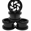 DTCW22003B Hobby Details 2.2'' Aluminum Beadlock Crawler Wheels 4pcs - Shadow - Black