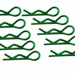 DTEL01004B1 Hobby Details Color Bodyshell R Clips - Green