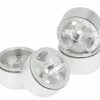 DTSCX24-32A HOBBY DETAILS Axial SCX24 CNC Aluminum Starfish-Pro Beadlock Wheels 4pcs - White