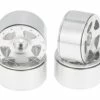 DTSCX24-33A HOBBY DETAILS Axial SCX24 CNC Aluminum Starfish Beadlock Wheels 4pcs - White
