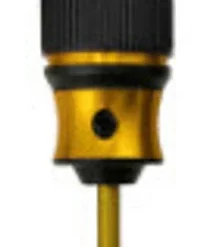 DTT02026C HOBBY DETAILS Allen Wrench - Black Gold Vertical Line Pattern Big Handle 2.5 X 182mm