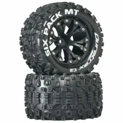 DTXC3522 Duratrax Six Pack MT 2.8 2WD Mounted 1/2" Offset Black