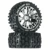 DTXC3567 DURATRAX Lockup ST 2.8" 2WD Mounted Rear Tires, Chrome (2)
