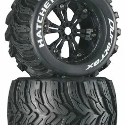 DTXC3586 Duratrax Hatchet MT 3.8" Mounted Black (2)