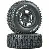 DTXC3671 DURATRAX Lockup SC Tire C2 Mounted Black Rear: Slash (2)
