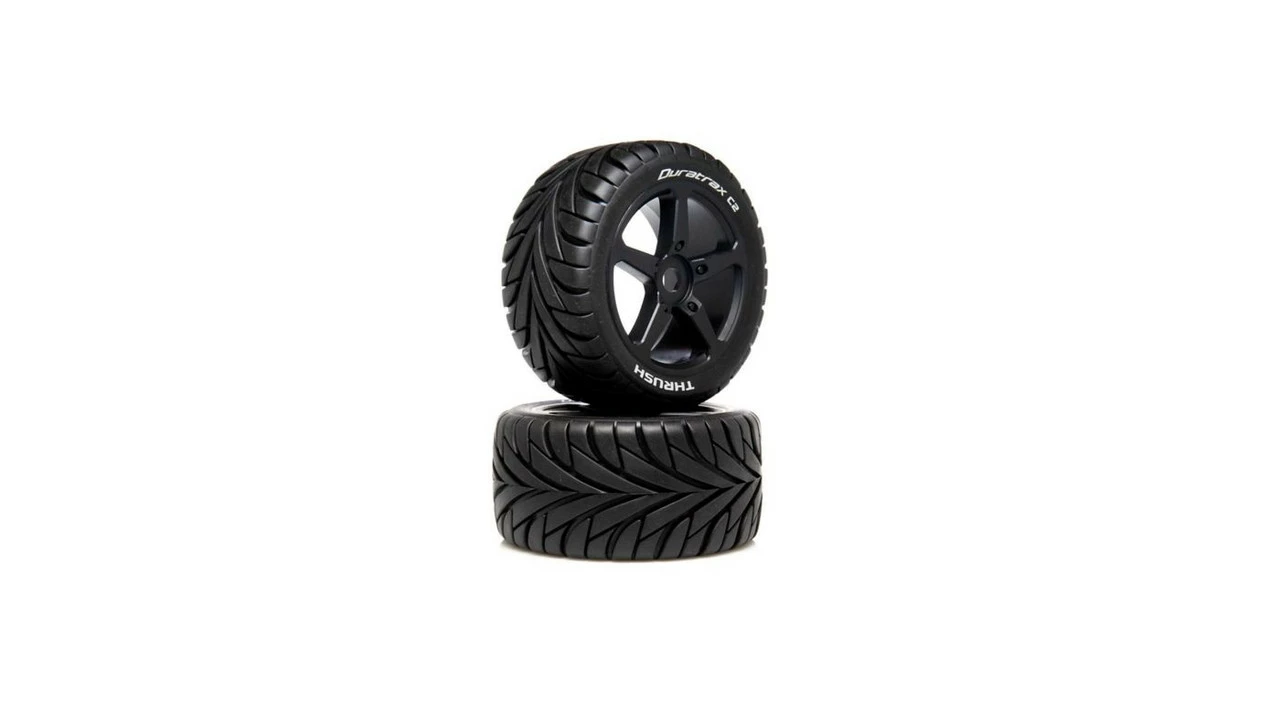 DTXC5570 Duratrax 1/8 THRUSH Truggy Tire C2 Mounted 0 Offset (2) 1 DTXC5570 Duratrax 1/8 THRUSH Truggy Tire C2 Mounted 0 Offset (2)