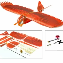 DWHE3402 Dancing Wings Hobby New Biomimetic Northern Cardinal 1170mm Wingspan EPP Foam Slow Flyer RC Airplane Kit W/ Motor