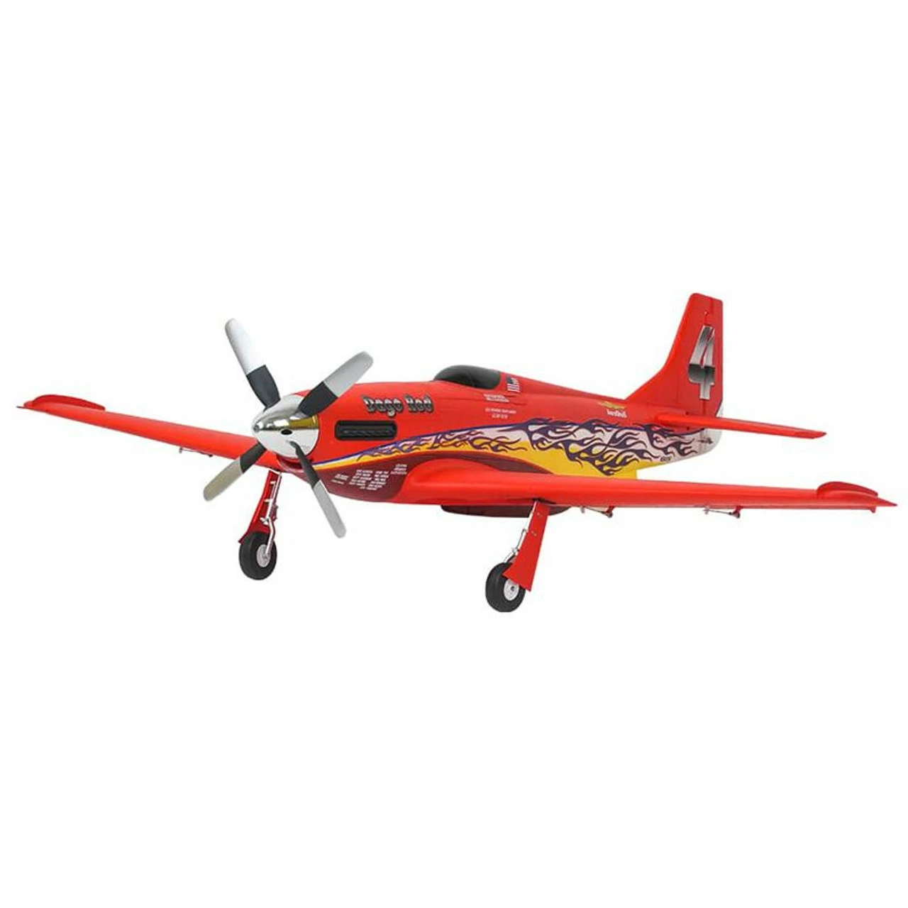 FMM134PX FMS P-51D Mustang Dago 1100mm PNP With Reflex, Red 1 FMM134PX FMS P-51D Mustang Dago 1100mm PNP With Reflex, Red