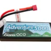 GA100C50002SDHC-ADV Gens Ace Adventure 5000mAh 7.4V 100C 2S1P HardCase Lipo Battery Pack 24# With Deans Plug