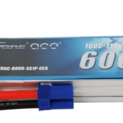 GA100C60003SEC5 Gens Ace 6000mAh 11.1V 100C 3S1P LiPo Battery Pack With EC5 Plug