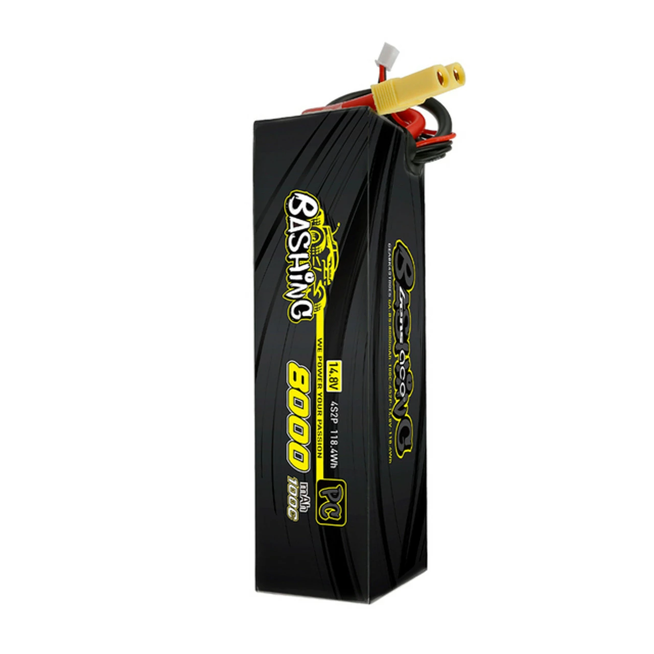GA100C80004SEC5 Gens Ace Bashing Pro 14.8v 100C 4S 8000mah Lipo Battery Pack With EC5 Plug For Arrma 2 GA100C80004SEC5 Gens Ace Bashing Pro 14.8v 100C 4S 8000mah Lipo Battery Pack With EC5 Plug For Arrma - Image 2