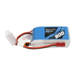 GA45C8003SJST Gens Ace 800mAh 11.1V 45C 3S1P Lipo Battery Pack With JST-SYP Plug