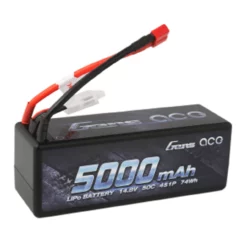 GA50C50004SD Gens Ace 5000mAh 14.8V 50C 4S1P HardCase Lipo Battery With Deans Plug