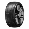 GTX01-S5 GRP TYRES 1:8 GT, T01 REVO Tire, S5 Medium, New Black Spoked Wheel