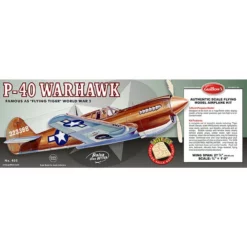 GUI405LC GUILLOWS Curtiss P-40 Warhawk Laser Cut, 28"