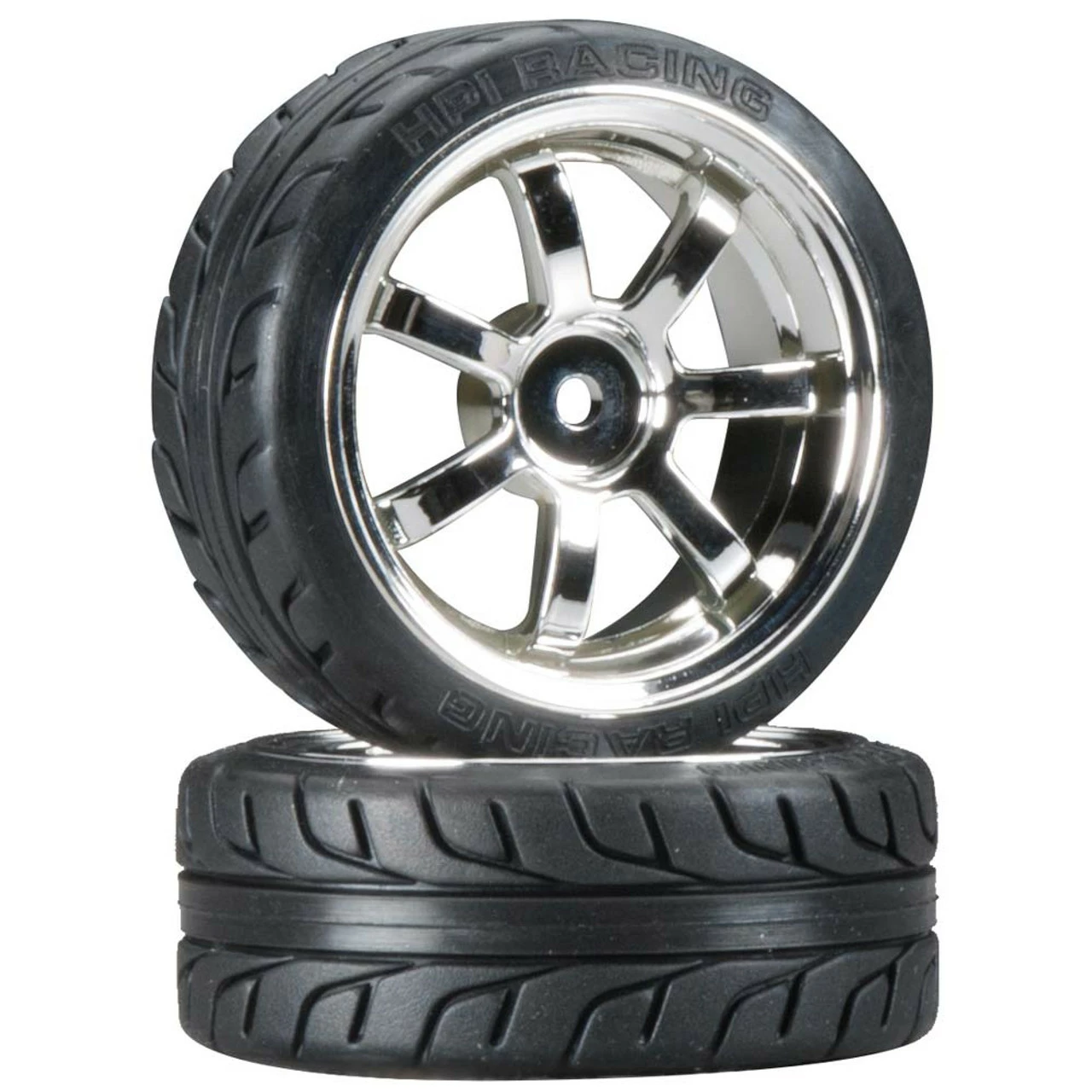 HPI4738 HPI Racing T-Grip Tire 26mm Rays 57S-PRO Wheel Chrome 1 HPI4738 HPI Racing T-Grip Tire 26mm Rays 57S-PRO Wheel Chrome