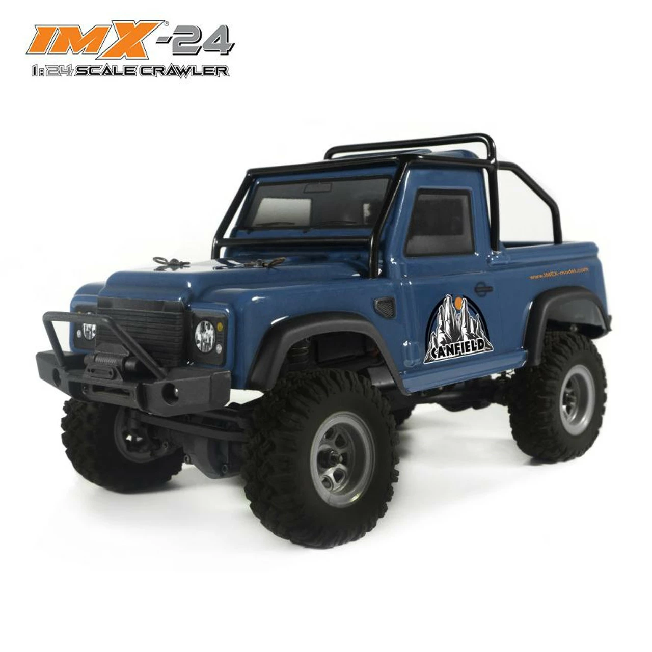 IMX25050B IMEX IMX-24 Canfield RTR 4WD 24th Scale Crawler - BLUE 1 IMX25050B IMEX IMX-24 Canfield RTR 4WD 24th Scale Crawler - BLUE