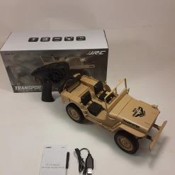IMX77806 JJ R/C 1:10 2.4G 4WD RC Off-Road Military Truck - Tan