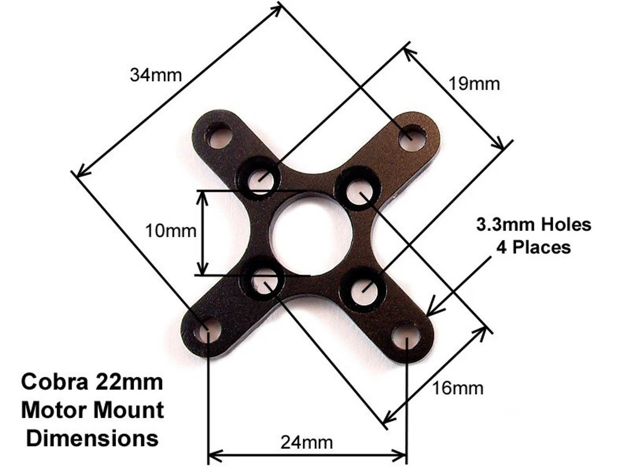 INDC-MMS-22 Cobra C-22mm Motor Cross Mount 2 INDC-MMS-22 Cobra C-22mm Motor Cross Mount - Image 2