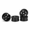 JCO3431B JCONCEPTS 1/24 Glide 5 Front/Rear 1.0" Wheels, Black (4): SCX24