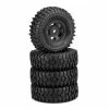 JCO4023-35911 JCONCEPTS Tusk 1/24 Tires, Mounted Black Glide 5 Wheels, Gold Compound (2)