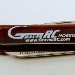 GVSKNIFERED Graves RC Hobbies Multi-Purpose Knife - Red