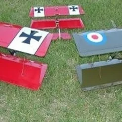 MRCSSXBIPEBK-Y Millennium RC SSX Biplane Laser-cut Build Kit - Yellow Hardware