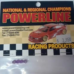 POWERLINE RACING PLRMRS020P POWER LINE ALUMINUM WHEEL NUT SET PURPLE MICRS4