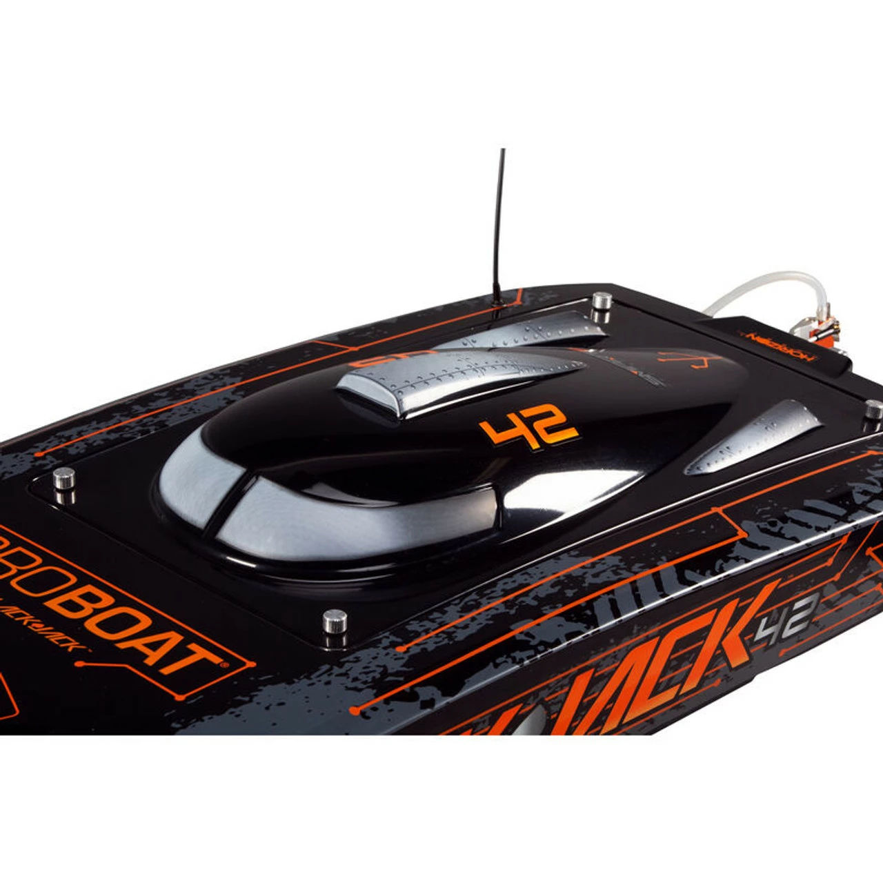 PRB08043T1 PRO BOAT Blackjack 42" 8S Brushless Catamaran RTR: Black/Orange 13 PRB08043T1 PRO BOAT Blackjack 42" 8S Brushless Catamaran RTR: Black/Orange - Image 13