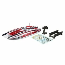 PRB08043T2 PRO BOAT Blackjack 42" 8S Brushless Catamaran RTR: White/Red -AIRPLANES SHOP prb08043t2 15 73956.1666283526