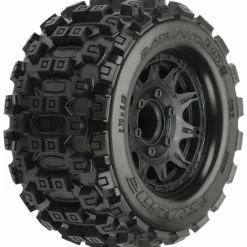 PRO10125-10 Pro-line Badlands MX28 2.8 MTD Raid Black 6x30 F/R