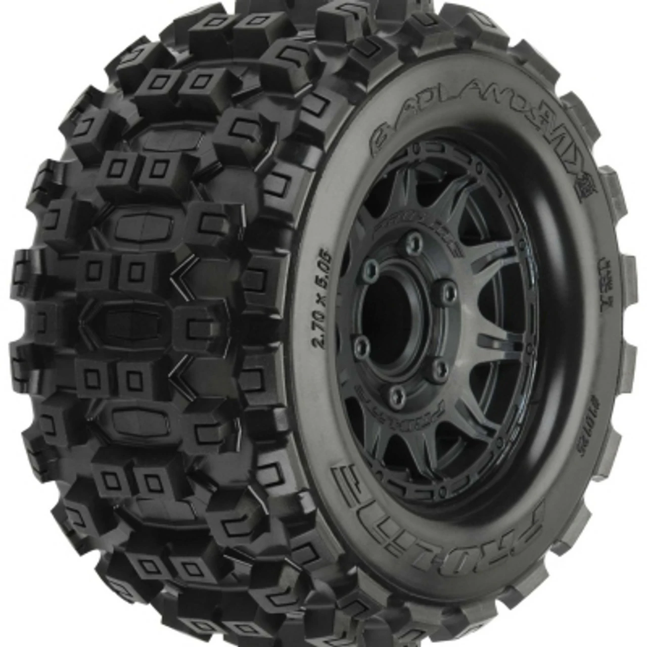 PRO10125-10 Pro-line Badlands MX28 2.8 MTD Raid Black 6x30 F/R 1 PRO10125-10 Pro-line Badlands MX28 2.8 MTD Raid Black 6x30 F/R