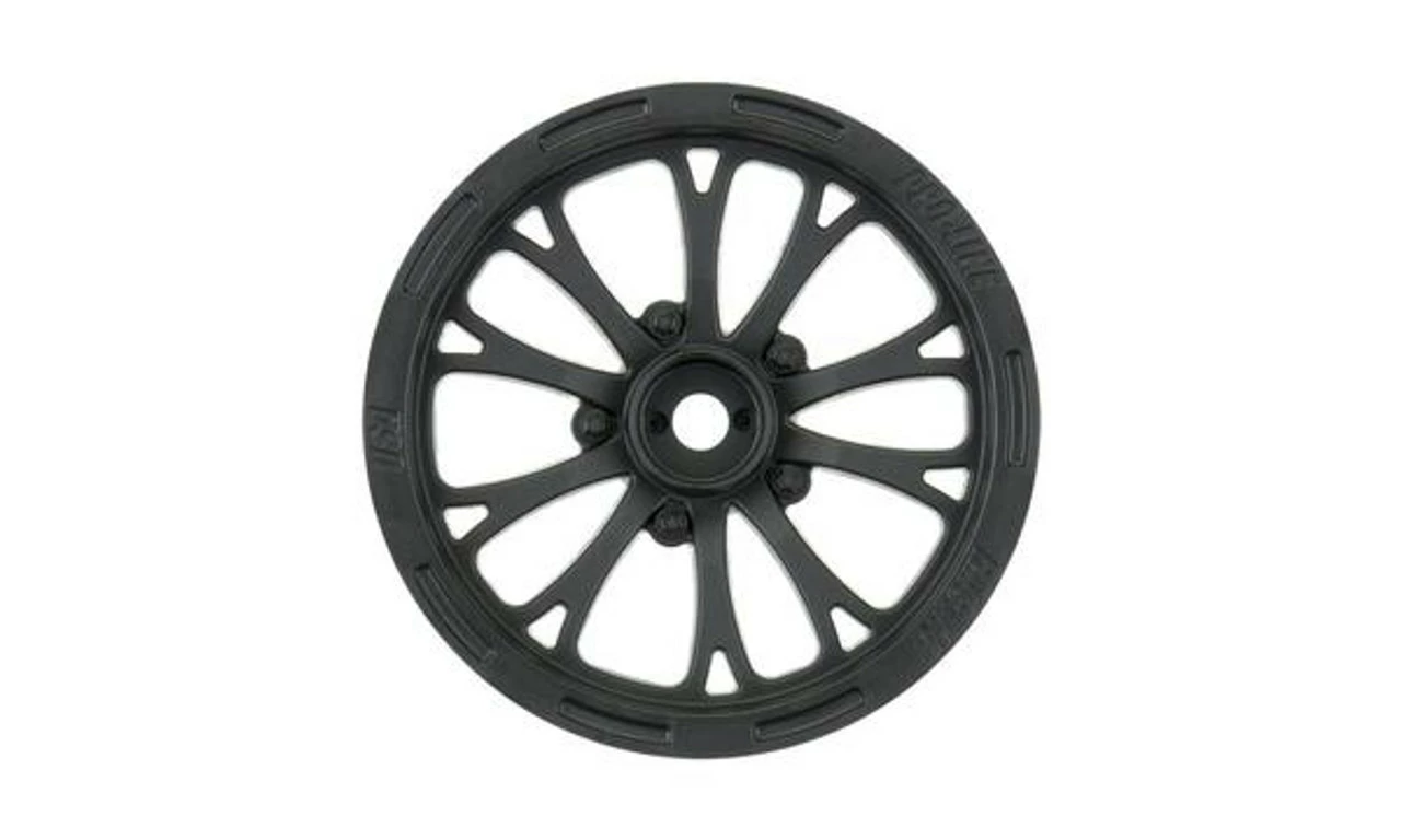 PRO-LINE PRO277503 PROLINE RACING - POMONA DRAG SPEC 2.2" BLACK FRONT WHEELS (2) FOR SLASH 2WD 1 PRO-LINE PRO277503 PROLINE RACING - POMONA DRAG SPEC 2.2" BLACK FRONT WHEELS (2) FOR SLASH 2WD