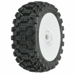PRO9067-31 Pro-Line Badlands MX M2 1:8 Buggy MTD White Wheels F/R