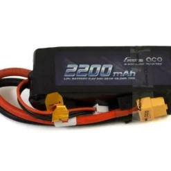 GA50C22002SXT60 Gens Ace 2200mAh 7.4V 50C 2S1P TRX Lipo Battery Pack With XT60 Plug