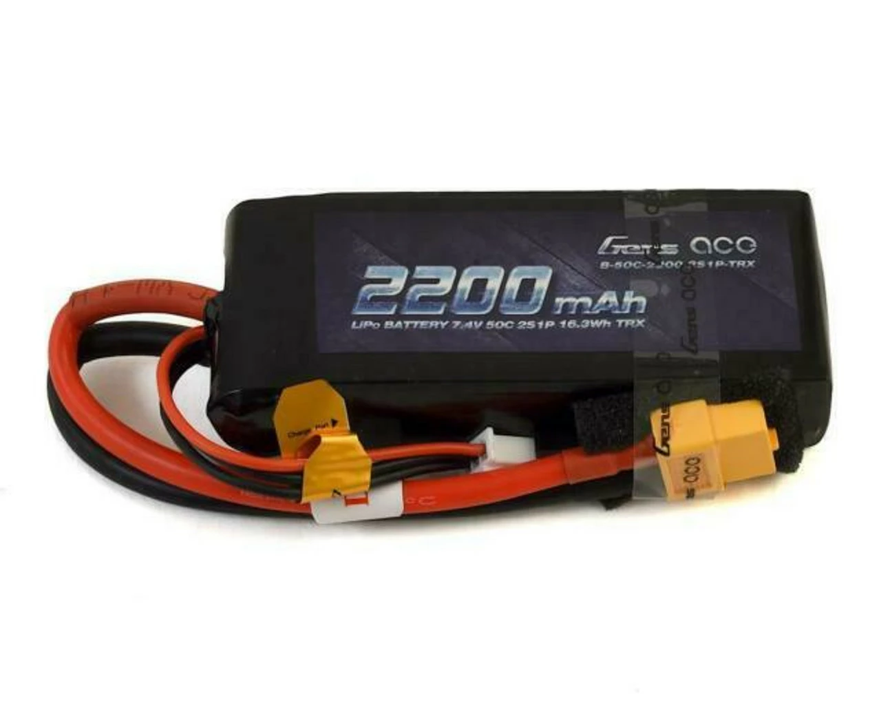 GA50C22002SXT60 Gens Ace 2200mAh 7.4V 50C 2S1P TRX Lipo Battery Pack With XT60 Plug 1 GA50C22002SXT60 Gens Ace 2200mAh 7.4V 50C 2S1P TRX Lipo Battery Pack With XT60 Plug