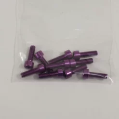 GRAVES RC HOBBIES SCREWALM3X10P Graves RC M3x10mm Aluminum Socket Screw 10pc, Purple