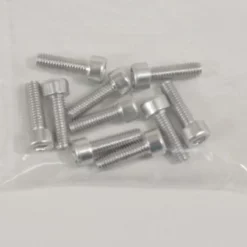 GRAVES RC HOBBIES SCREWALM3X10SL Graves RC M3x10mm Aluminum Socket Screw 10pc, Silver