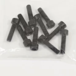 GRAVES RC HOBBIES SCREWALM3X12BK Graves RC M3x12mm Aluminum Socket Screw 10pc, Black