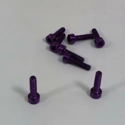 SCREWALM3X12PUR-7 Graves RC Hobbies M3X12 Aluminum Socket Screw – PURPLE