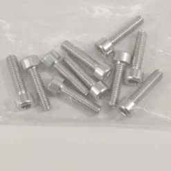 GRAVES RC HOBBIES SCREWALM3X12SL Graves RC M3x12mm Aluminum Socket Screw 10pc, Silver