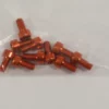 GRAVES RC HOBBIES SCREWALM3X6O Graves RC M3x6mm Aluminum Socket Screw 10pc, Orange