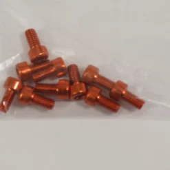 GRAVES RC HOBBIES SCREWALM3X6O Graves RC M3x6mm Aluminum Socket Screw 10pc, Orange
