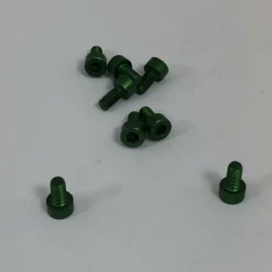 GRAVES RC HOBBIES SCREWALUM3X6GR-7 Graves RC 7075 Aluminum Socket Screw M3x6mm, Green 8pc