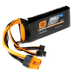 SPMX20002SRX Spektrum 2000mAh 2S Smart Rx LiPo, IC3 & Servo Conn