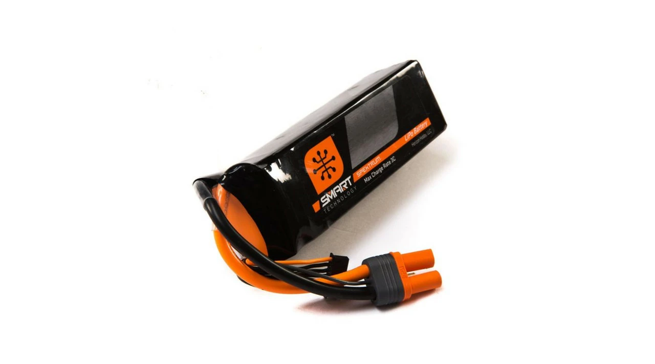 SPMX22004S30 SPEKTRUM 14.8V 2200 MAh 4S 30C Smart LiPo, IC3 1 SPMX22004S30 SPEKTRUM 14.8V 2200 MAh 4S 30C Smart LiPo, IC3
