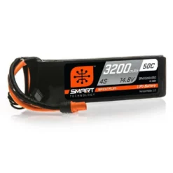 SPMX32004S50 Spektrum 3200mAh 4S 14.8V 50C Smart LiPo Battery; IC3
