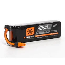 SPMX40004S30 Spektrum 4000mAh 4S 14.8V Smart LiPo Battery 30C, IC3