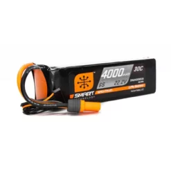 SPMX40006S30 Spektrum 22.2V 4000mAh 6S 30C Smart LiPo Battery, IC5